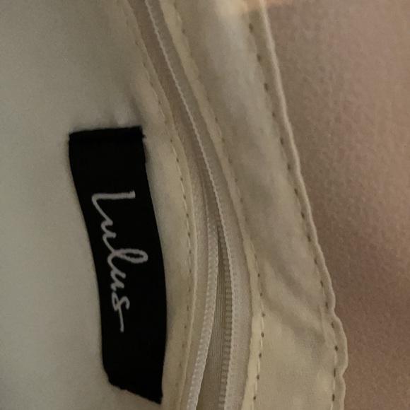 Lulus pale pink cream clutch - Picture 5 of 5